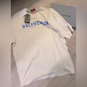 Balenciaga oversized shirt. Cream color, size M. Comes with box